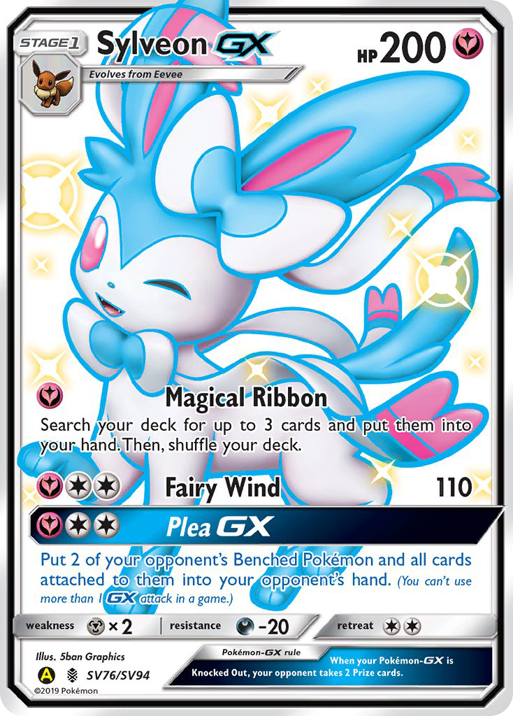 Sylveon-GX - Hidden Fates Shiny Vault SET-SV76