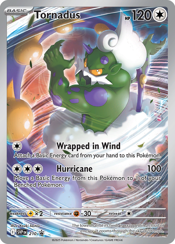 Tornadus Scarlet & Violet Promos SET-210