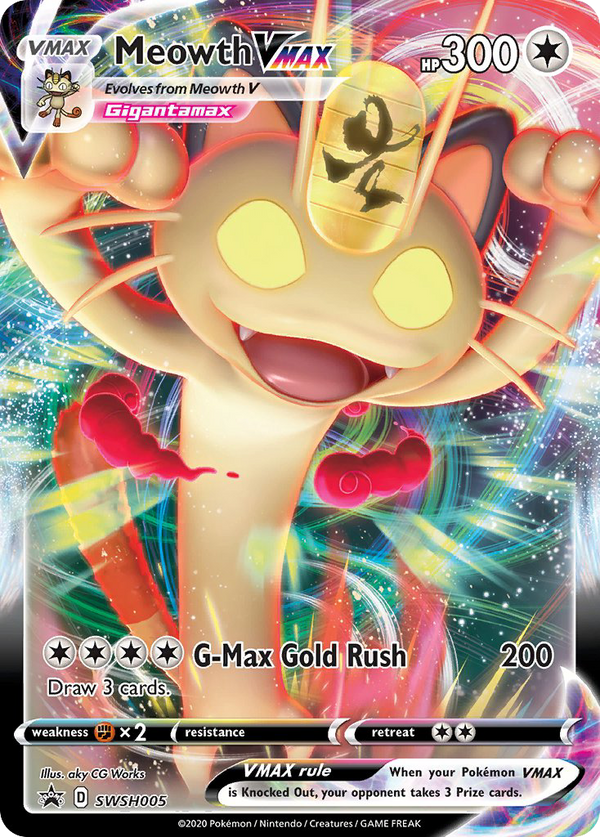 Meowth VMAX - SWSH Black Star Promos SET-SWSH005