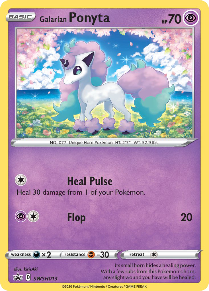 Galarian Ponyta - SWSH Black Star Promos SET-SWSH013