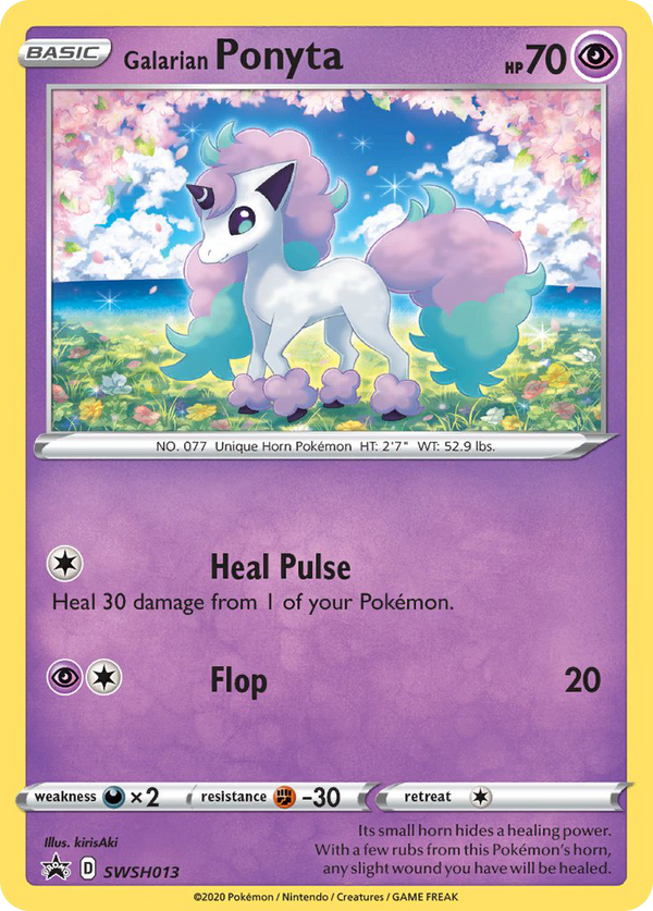 Galarian Ponyta - SWSH Black Star Promos SET-SWSH013