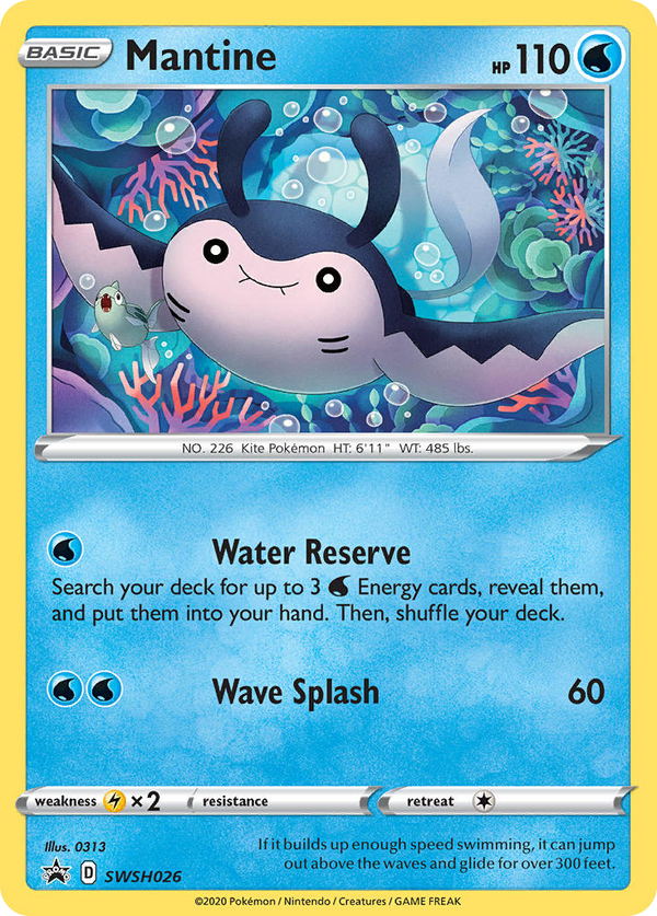 Mantine - SWSH Black Star Promos SET-SWSH026