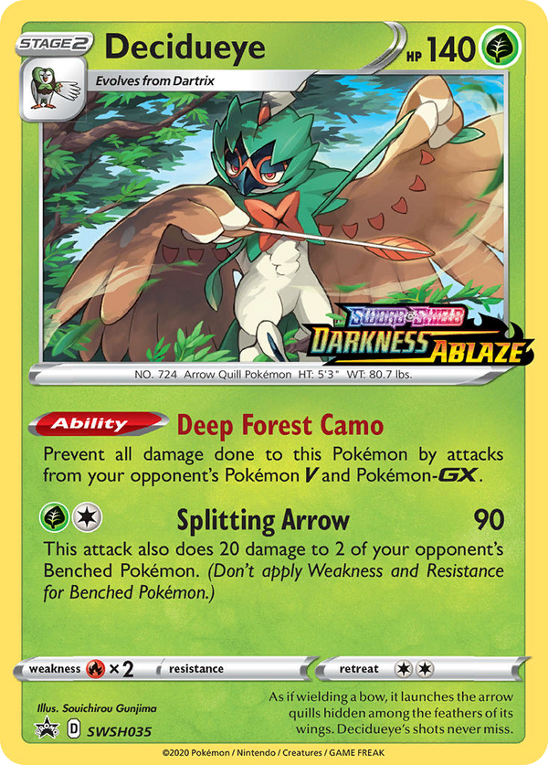 Decidueye - SWSH Black Star Promos SET-SWSH035