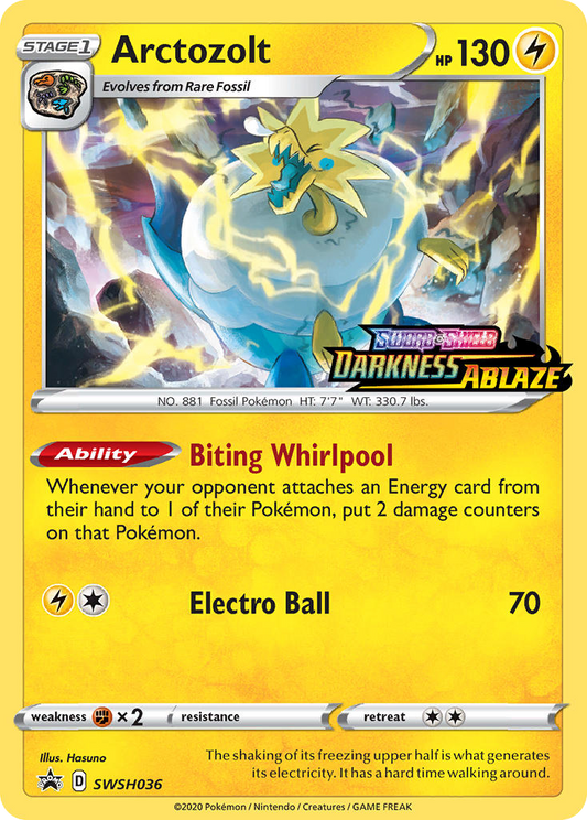 Arctozolt (SWSH Black Star Promos SET) (Pokémon) (Stage 1) (Lightning) (HP: 130) (Promo) (PKM SWSH Black Star Promos SET-36)