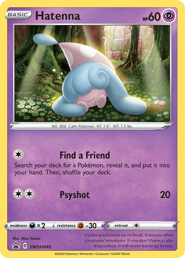 Hatenna - SWSH Black Star Promos SET-SWSH040