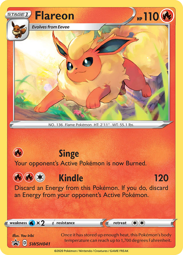 Flareon - SWSH Black Star Promos SET-SWSH041