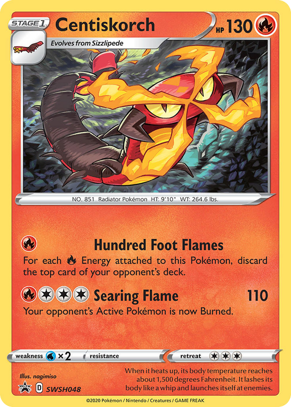 Centiskorch - SWSH Black Star Promos SET-SWSH048