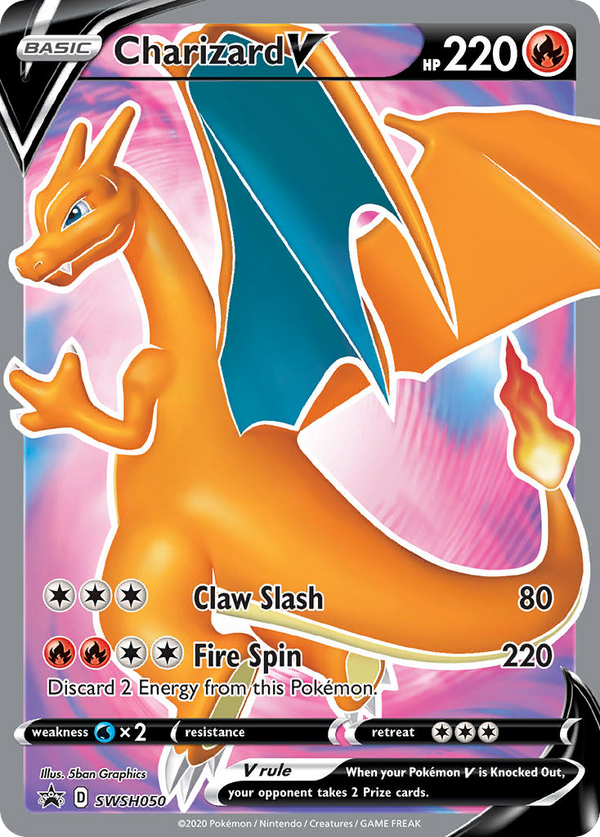 Charizard V - SWSH Black Star Promos SET-SWSH050