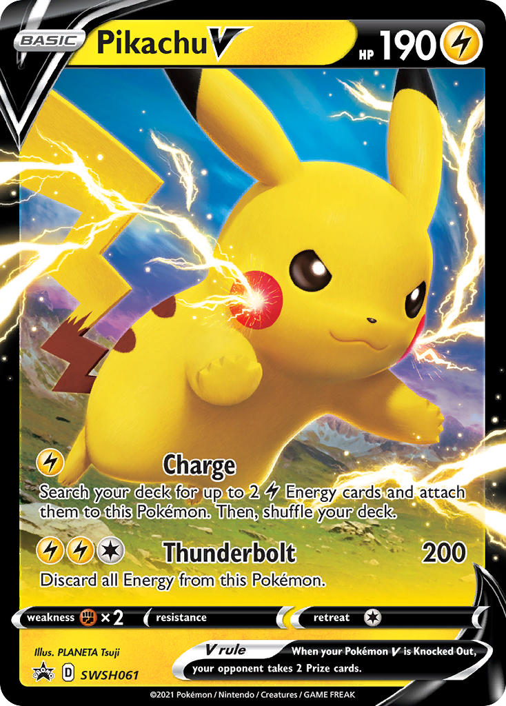 Pikachu V - SWSH Black Star Promos SET-SWSH061