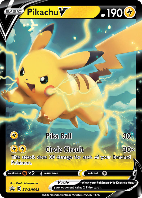 Pikachu V - SWSH Black Star Promos SET-SWSH063