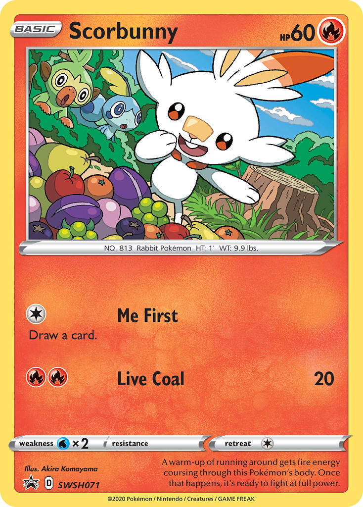Scorbunny - SWSH Black Star Promos SET-SWSH071
