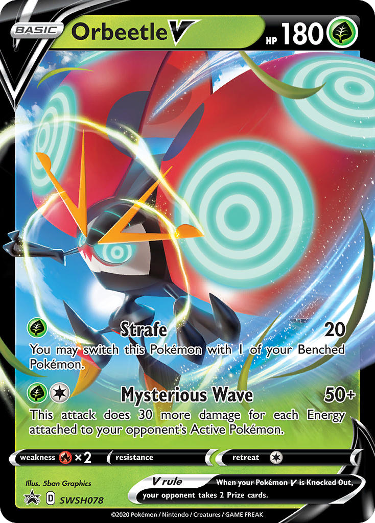Orbeetle V - SWSH Black Star Promos SET-SWSH078