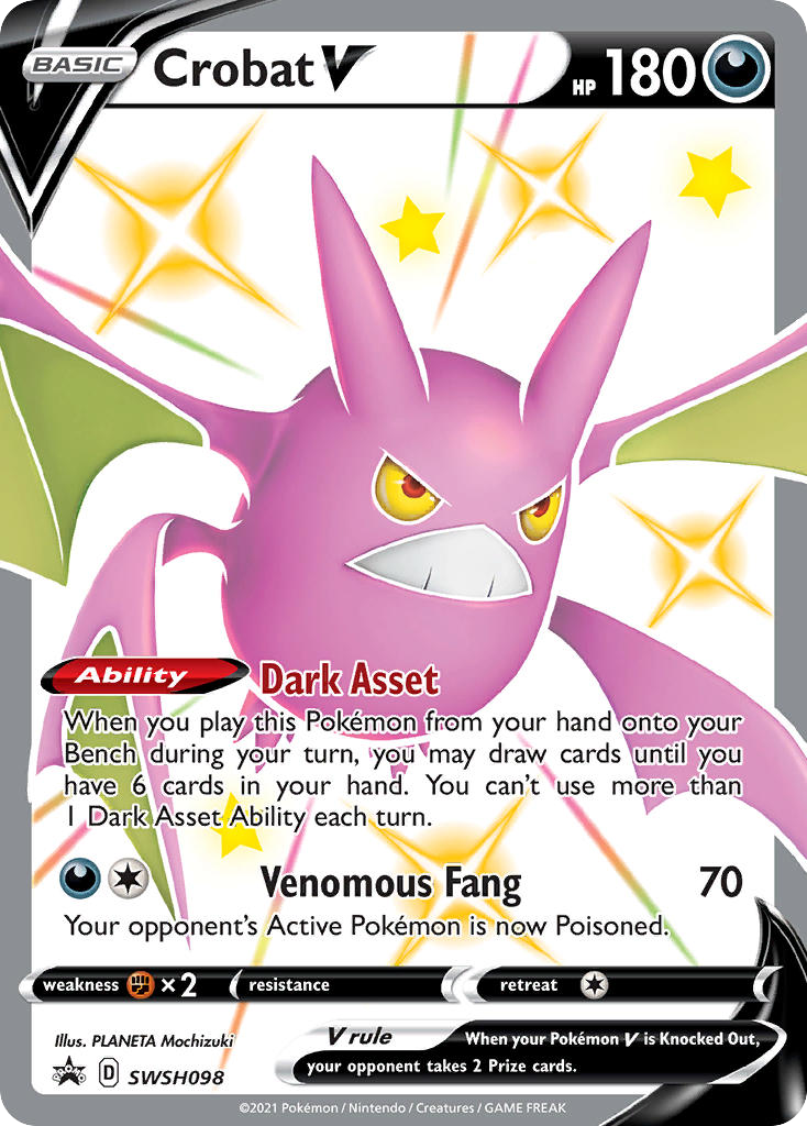 Crobat V - SWSH Black Star Promos SET-SWSH098