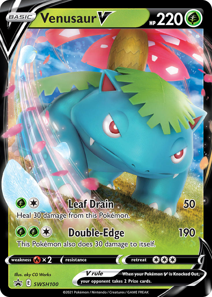 Venusaur V - SWSH Black Star Promos SET-SWSH100