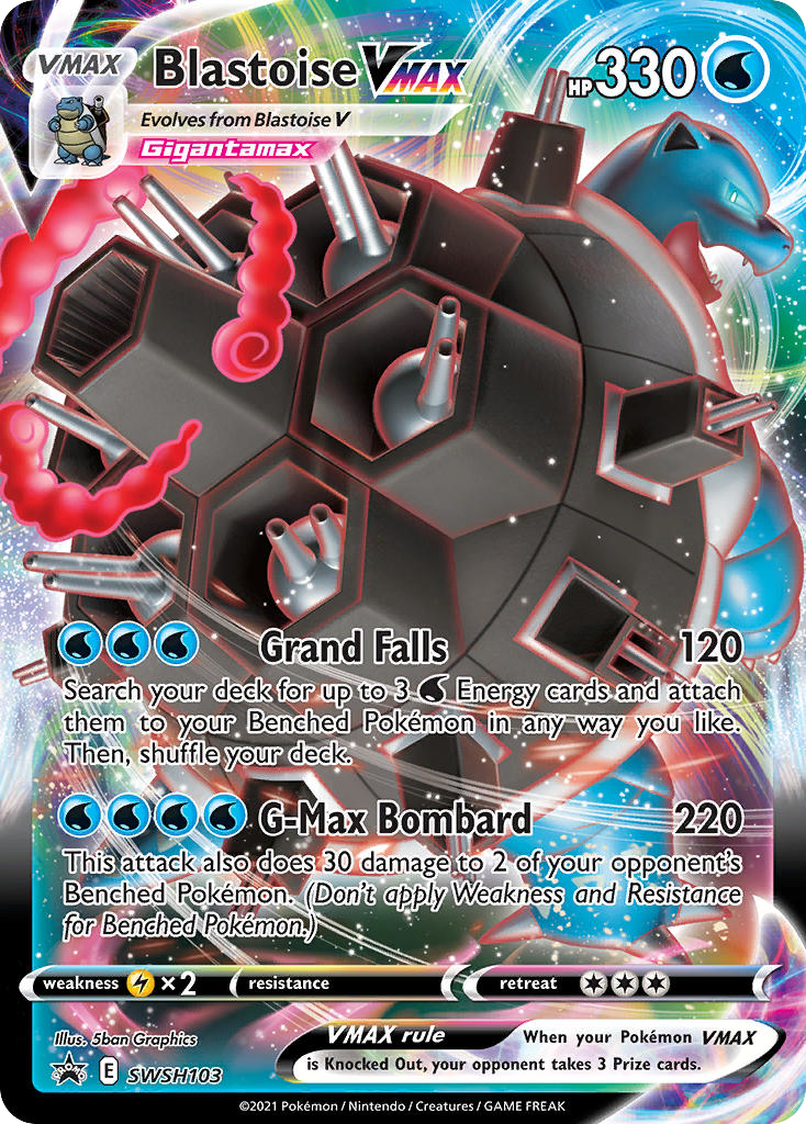 Blastoise VMAX - SWSH Black Star Promos SET-SWSH103