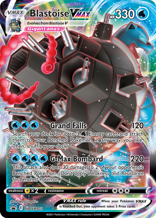 Blastoise VMAX - SWSH Black Star Promos SET-SWSH103
