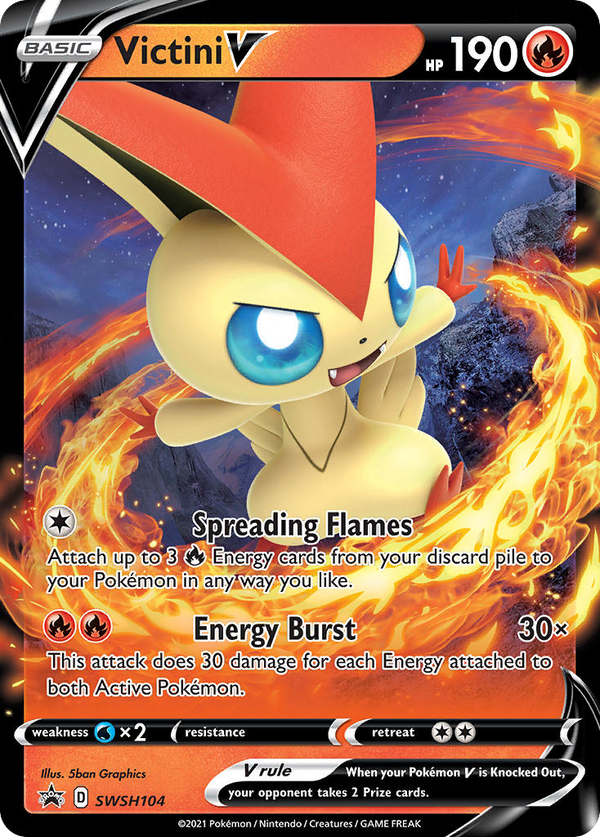 Victini V - SWSH Black Star Promos SET-SWSH104