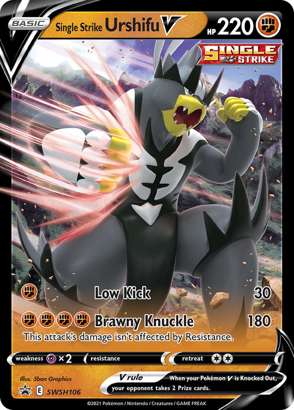 Single Strike Urshifu V - SWSH Black Star Promos SET-SWSH106