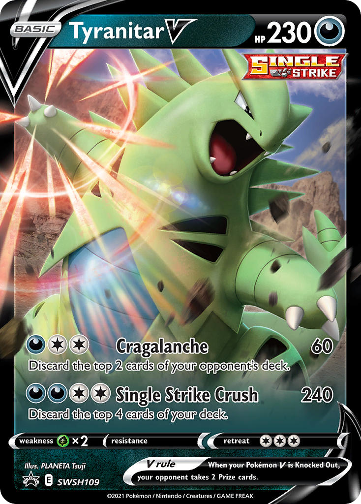 Tyranitar V - SWSH Black Star Promos SET-SWSH109