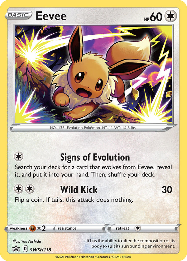 Eevee - SWSH Black Star Promos SET-SWSH118