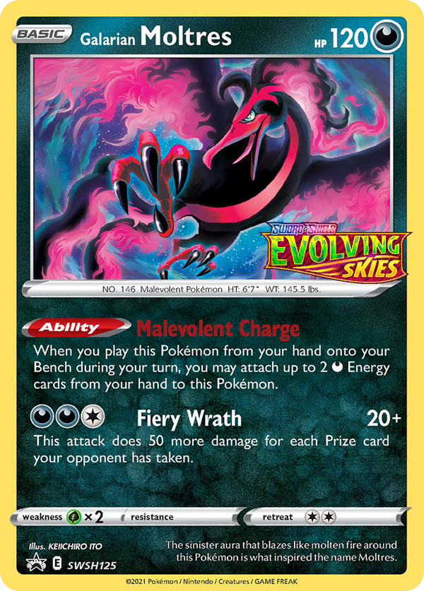 Galarian Moltres - SWSH Black Star Promos SET-SWSH125