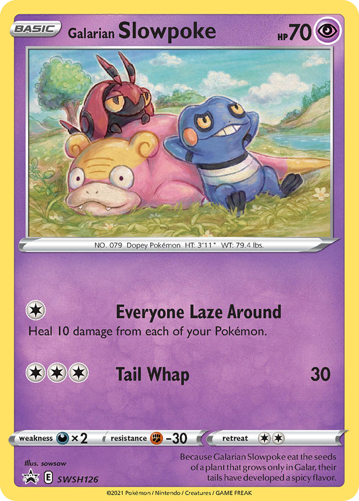 Galarian Slowpoke - SWSH Black Star Promos SET-SWSH126