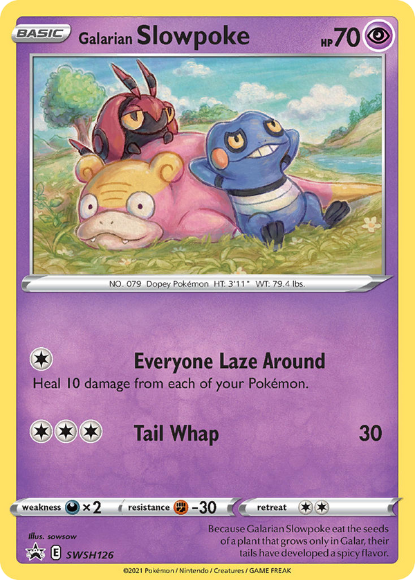 Galarian Slowpoke - SWSH Black Star Promos SET-SWSH126