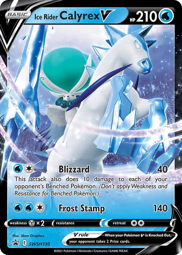 Ice Rider Calyrex V - SWSH Black Star Promos SET-SWSH130