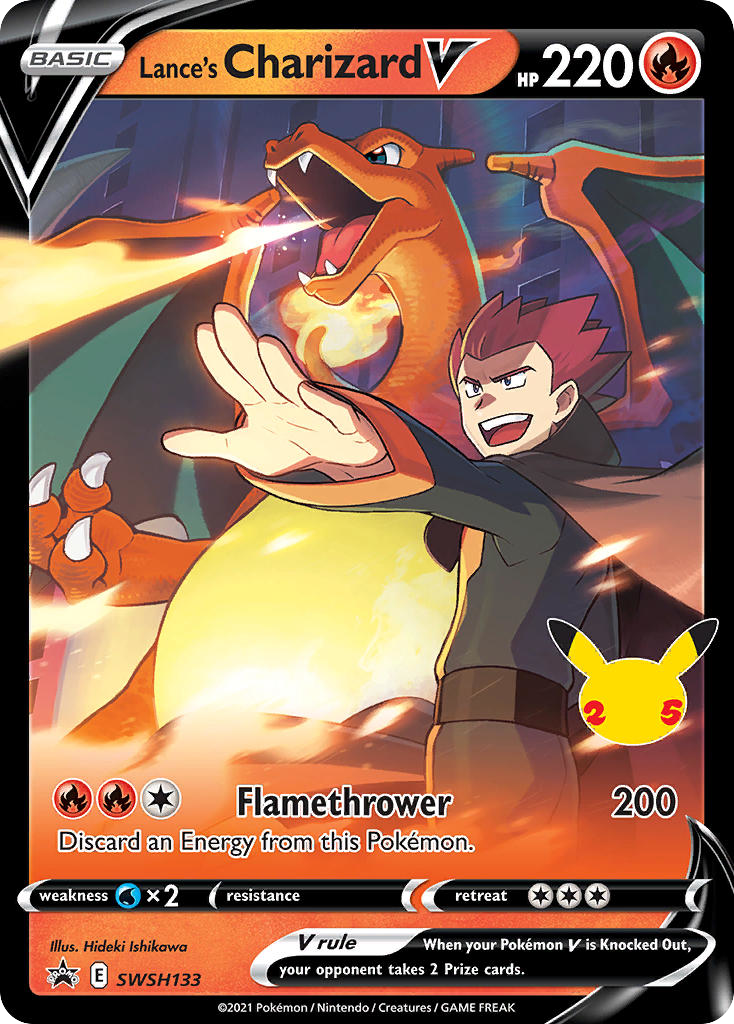 Lance's Charizard V - SWSH Black Star Promos SET-SWSH133