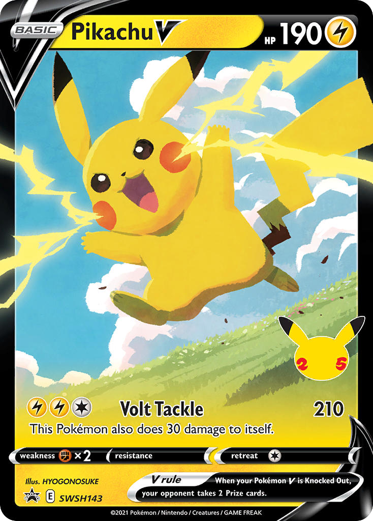 Pikachu V - SWSH Black Star Promos SET-SWSH143