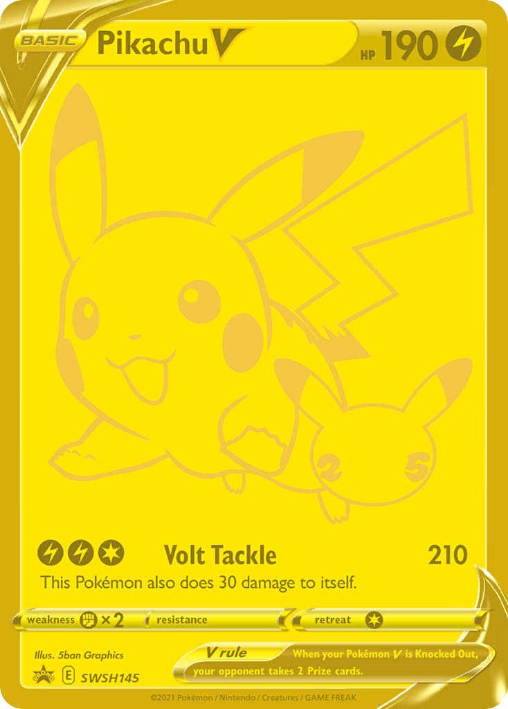 Pikachu V - SWSH Black Star Promos SET-SWSH145