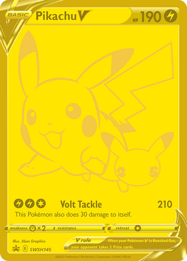 Pikachu V - SWSH Black Star Promos SET-SWSH145