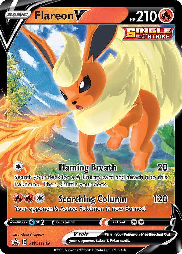Flareon V - SWSH Black Star Promos SET-SWSH149