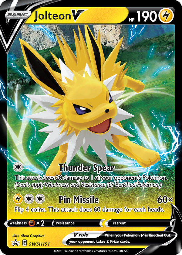 Jolteon V - SWSH Black Star Promos SET-SWSH151