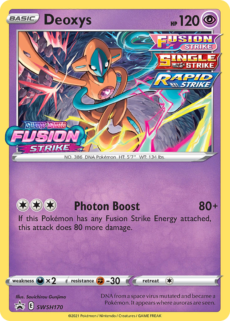 Deoxys - SWSH Black Star Promos SET-SWSH170