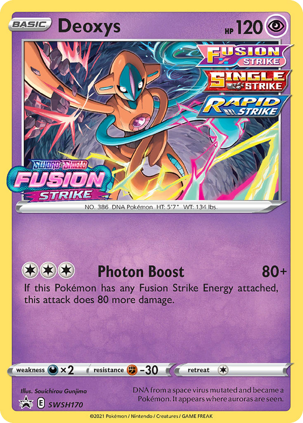 Deoxys - SWSH Black Star Promos SET-SWSH170