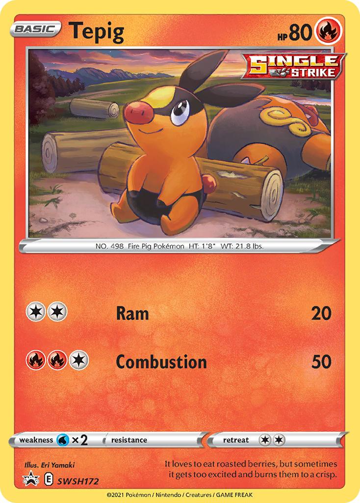 Tepig - SWSH Black Star Promos SET-SWSH172