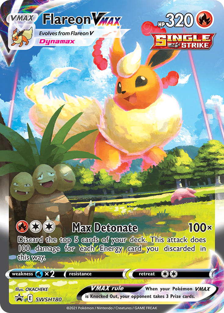 Flareon VMAX - SWSH Black Star Promos SET-SWSH180