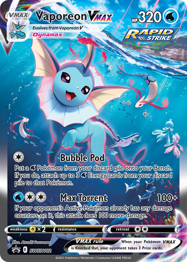 Vaporeon VMAX - SWSH Black Star Promos SET-SWSH182