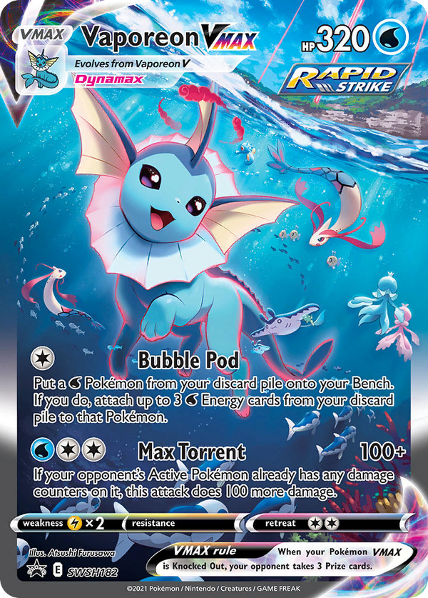 Vaporeon VMAX - SWSH Black Star Promos SET-SWSH182