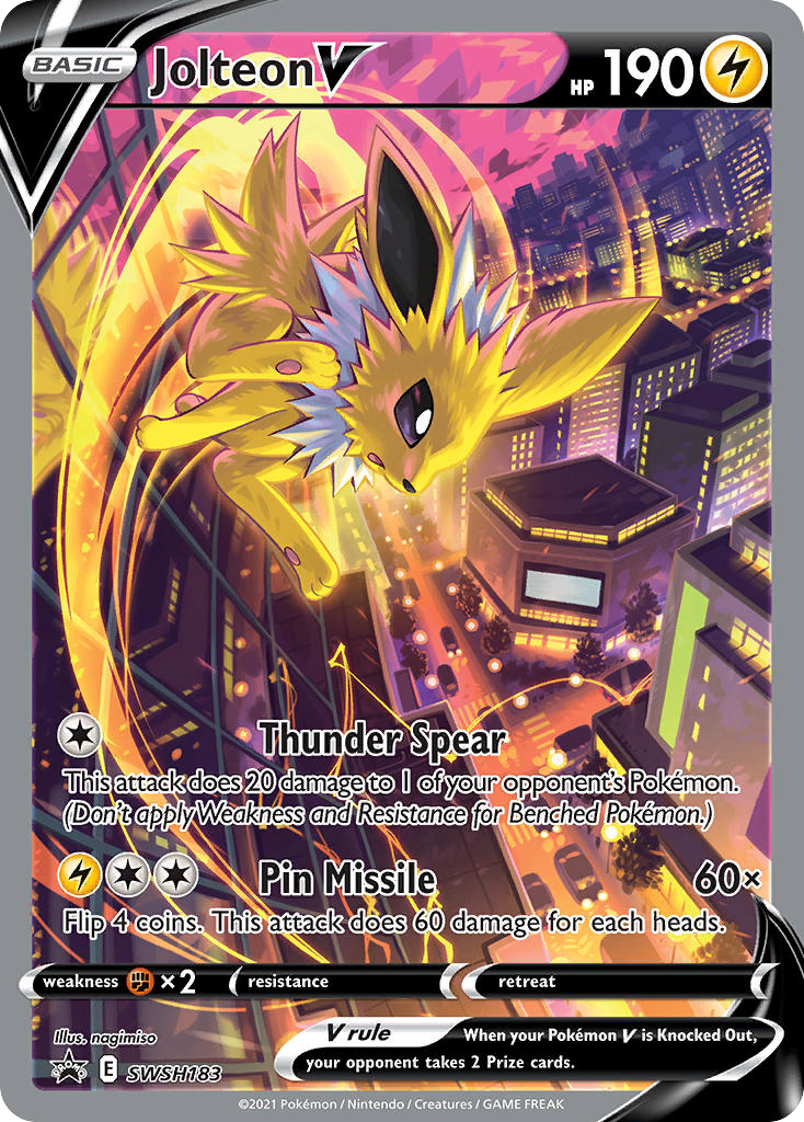 Jolteon V - SWSH Black Star Promos SET-SWSH183