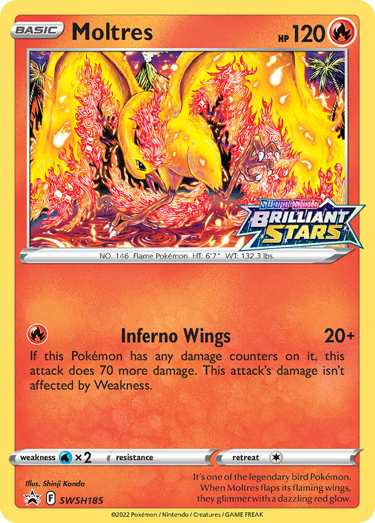 Moltres - SWSH Black Star Promos SET-SWSH185