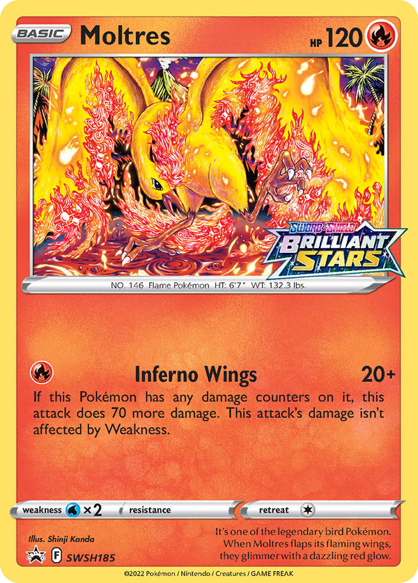 Moltres - SWSH Black Star Promos SET-SWSH185