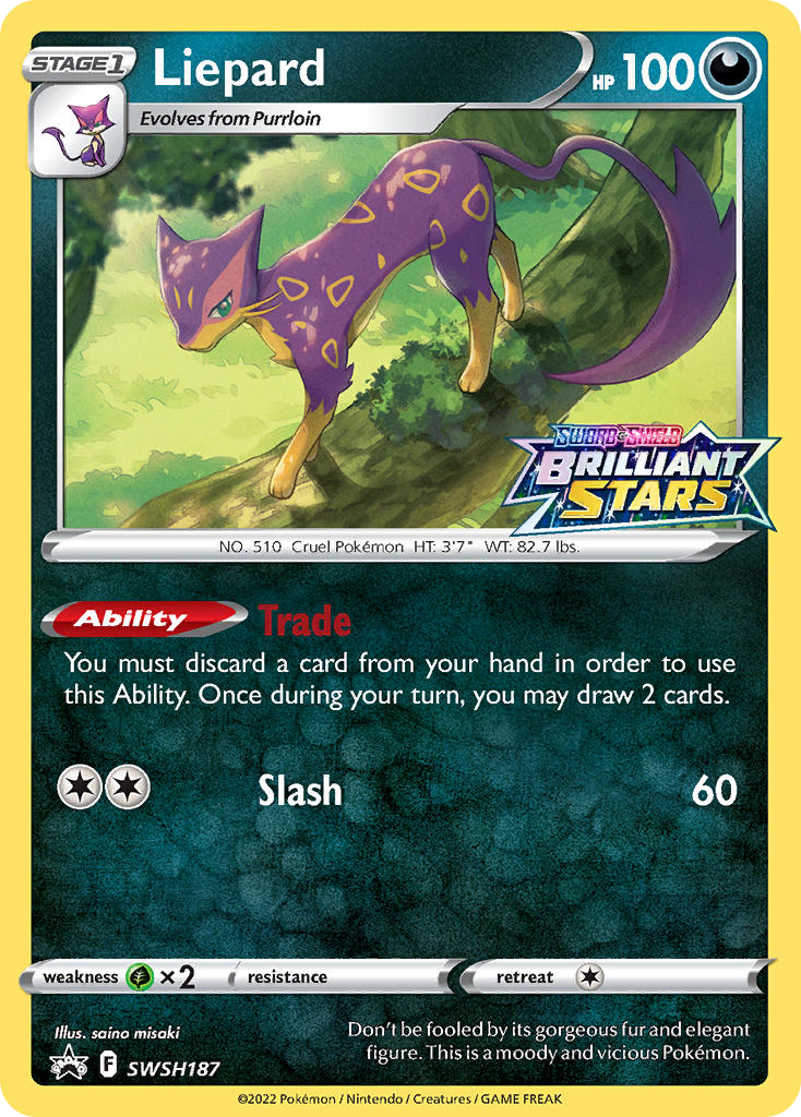 Liepard - SWSH Black Star Promos SET-SWSH187