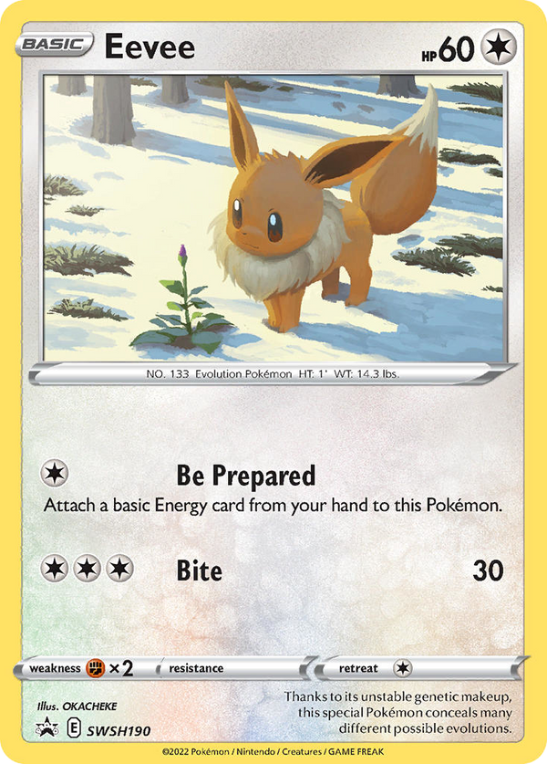 Eevee - SWSH Black Star Promos SET-SWSH190