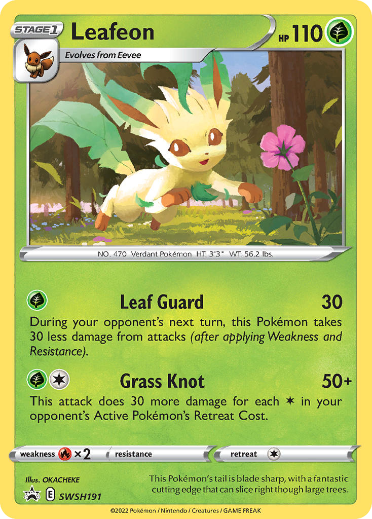 Leafeon - SWSH Black Star Promos SET-SWSH191