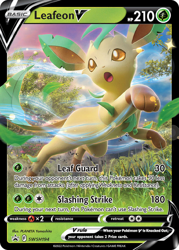 Leafeon V - SWSH Black Star Promos SET-SWSH194