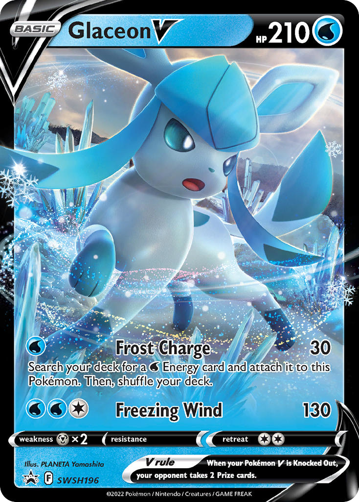 Glaceon V - SWSH Black Star Promos SET-SWSH196