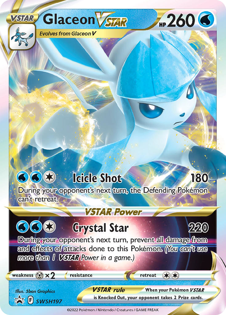 Glaceon VSTAR - SWSH Black Star Promos SET-SWSH197