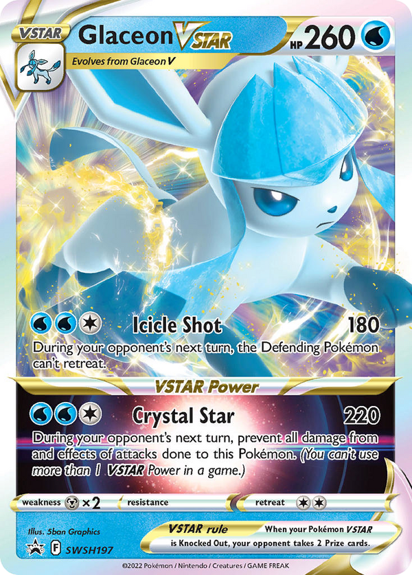 Glaceon VSTAR - SWSH Black Star Promos SET-SWSH197